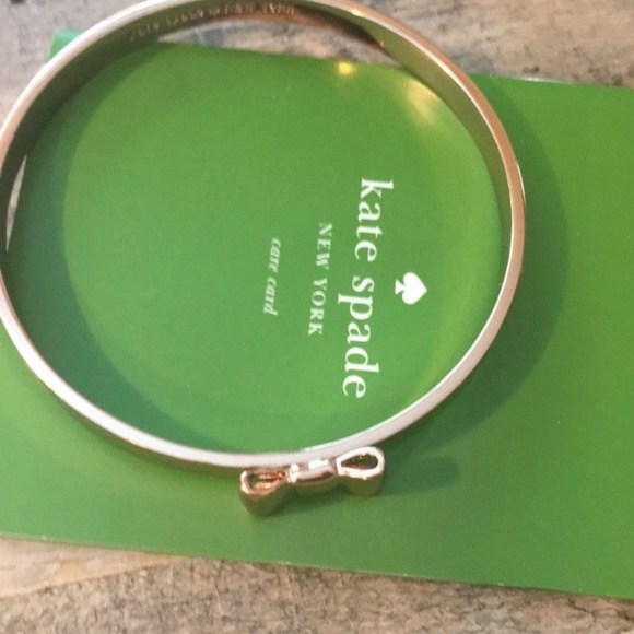 Kate Spade rose gold bow bracelet - Picture 2 of 4
